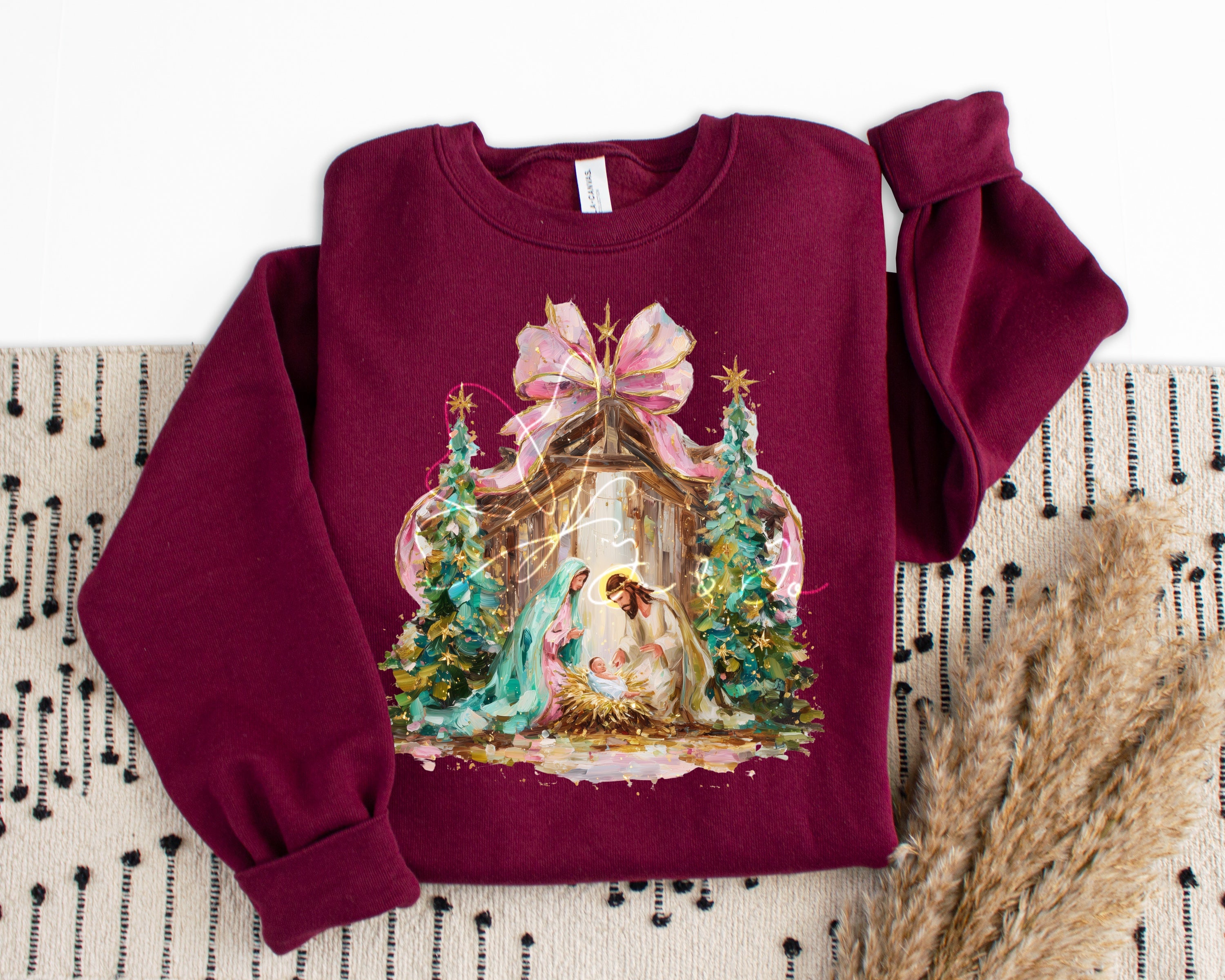 Painted Nativity Sweatshirt