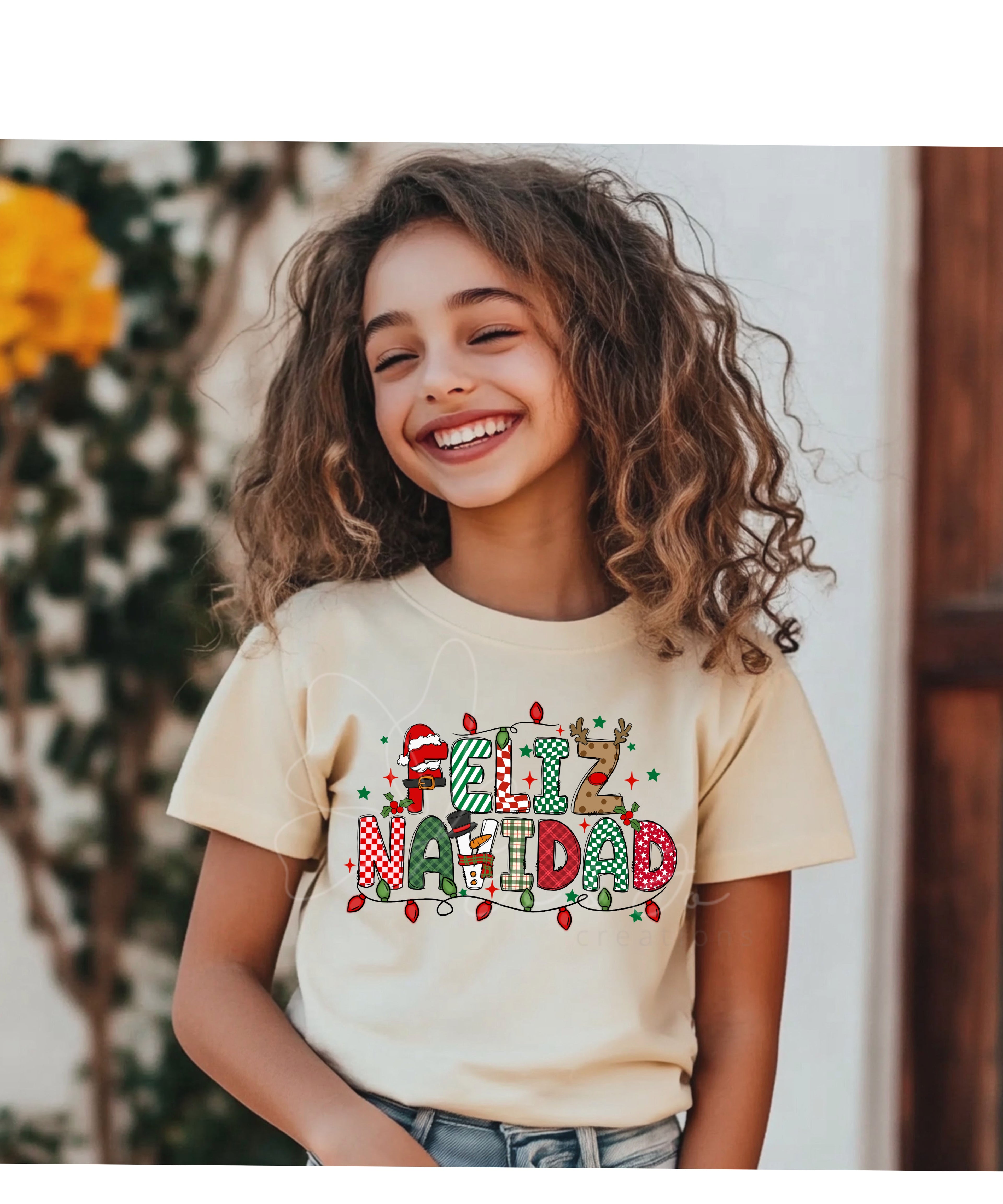 Feliz Navidad Short Sleeve Youth T-Shirt