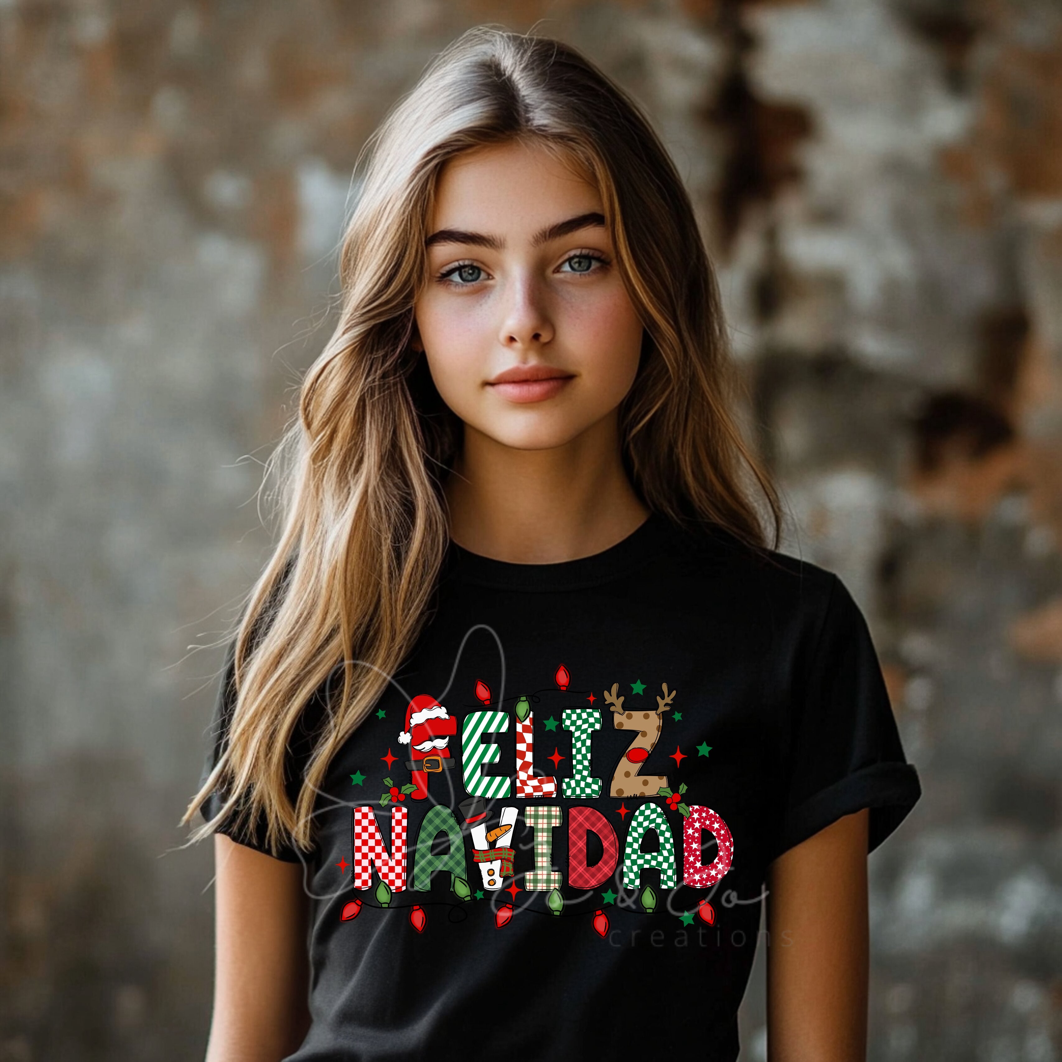Feliz Navidad Short Sleeve Youth T-Shirt